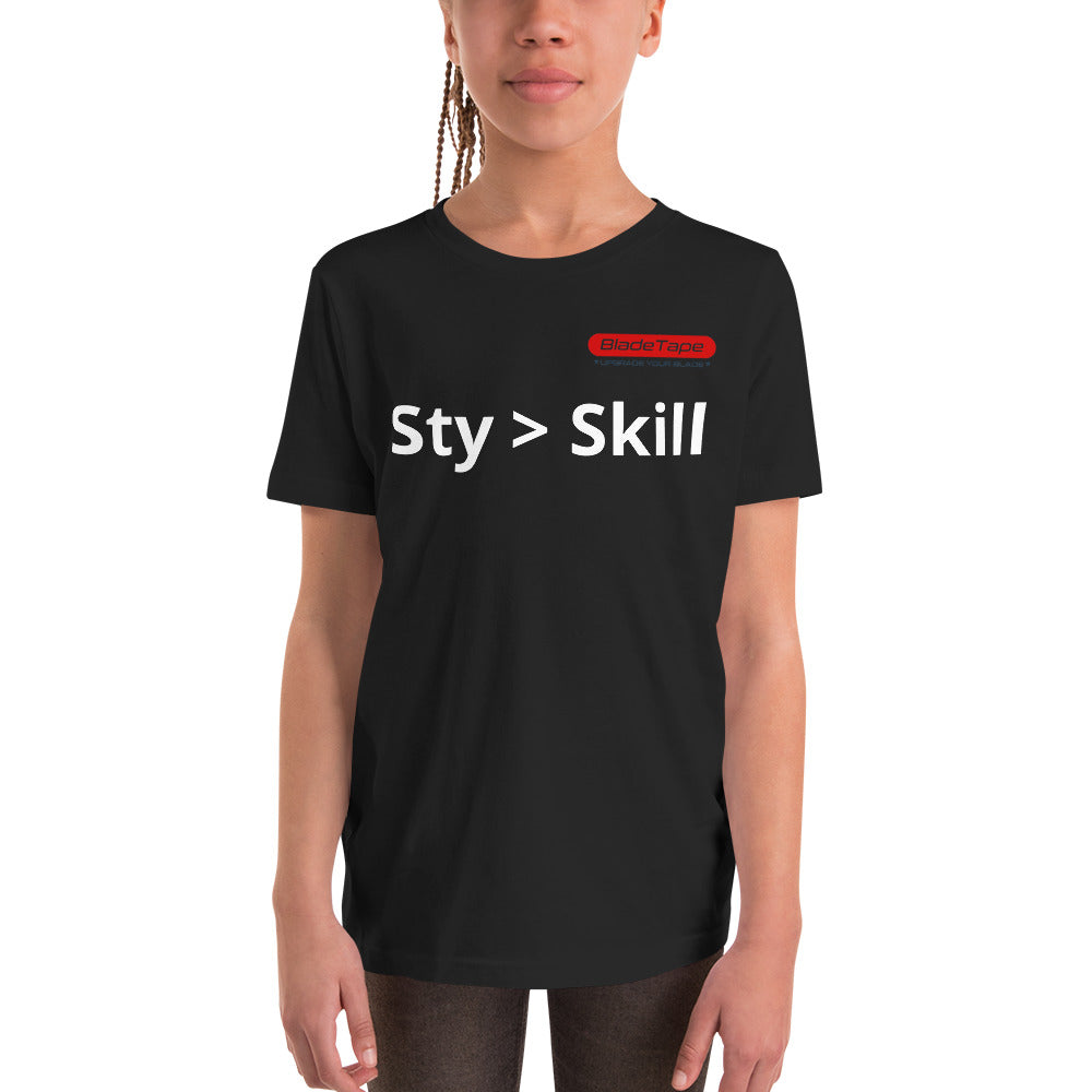 Youth Style over skill tee